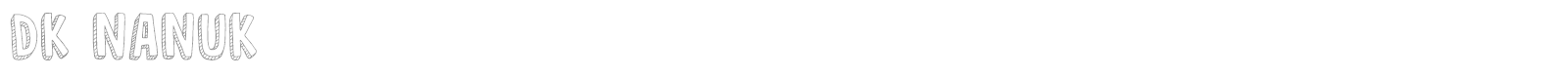 DK Nanuk font preview